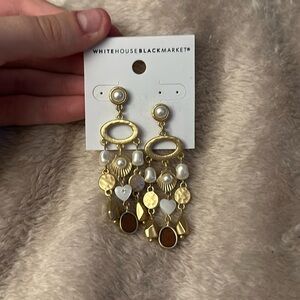 White House Black Market Shell Earrings